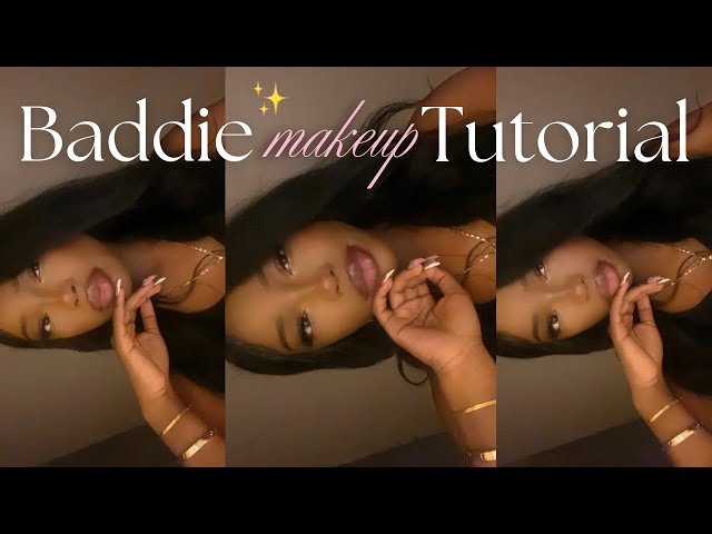 THE ULTIMATE BADDIE GLAM MAKEUP TUTORIAL ✨💋 (beginner friendly)