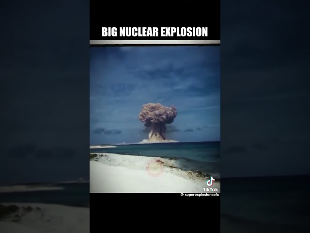 nuclear testing in the ocean #nuclearpower #nuke #nuclear