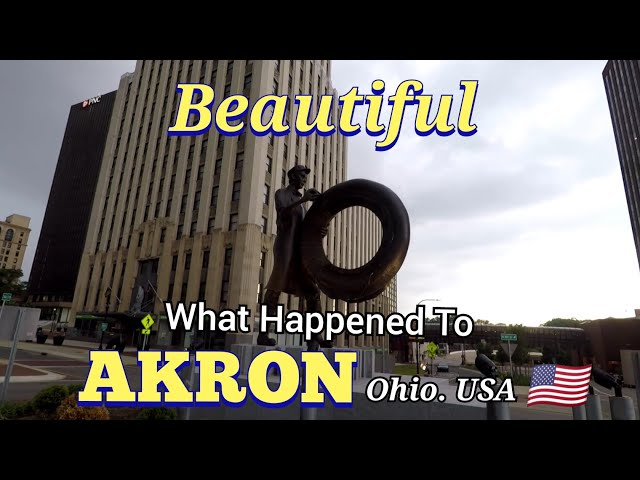 Walking down Main Street in Akron, Ohio. USA  l  ThatGuyJunJun