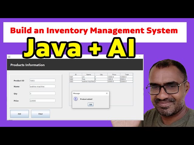 Build an Inventory Management System with AI in Java Swing – Step-by-Step Tutorial!