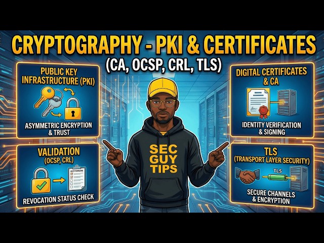Cryptography: PKI & Certificates: CA, OSCP, CRL, TLS