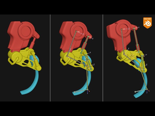 How to Rig a Mech Leg From Scratch in Blender