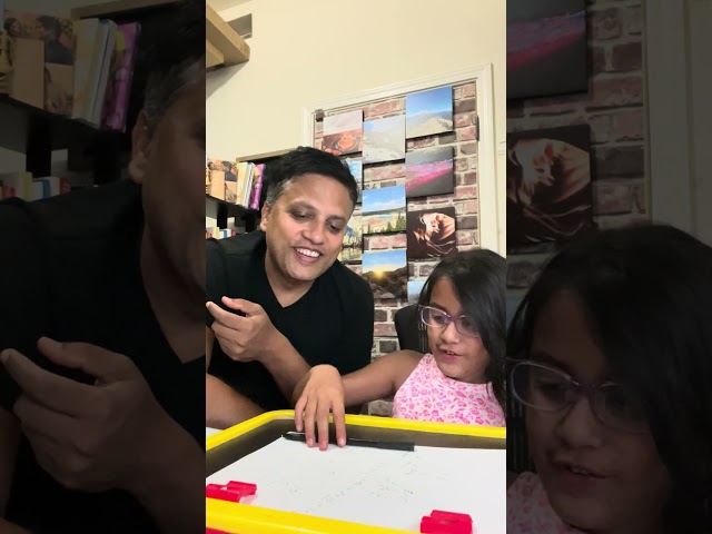 Fun with numbers by Zara&Dadda — Zara continues to learn, develop interest in #math subtractions 🤩