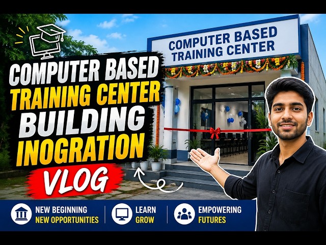 Computer Training Center Inauguration Vlog | New Building Opening Ceremony ll Vlog 2026