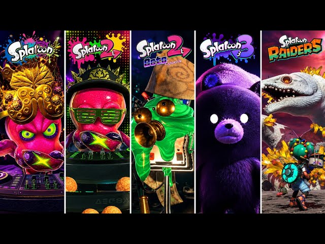 Evolution of Final Boss in splatoon Games