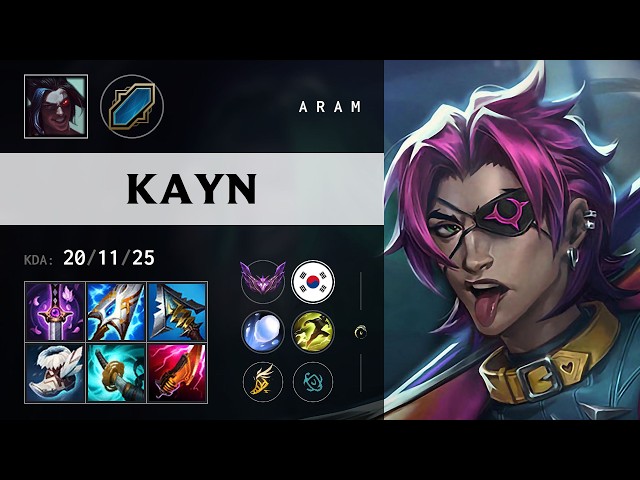 Kayn ARAM - KR server Patch 26.16