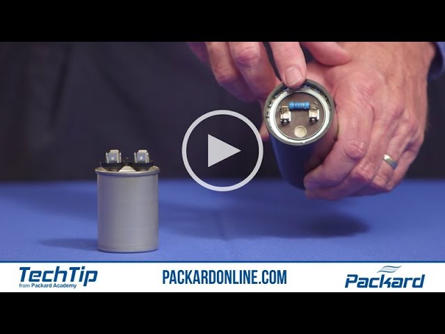 Run Capacitor vs Start Capacitor- Bleed Resistors