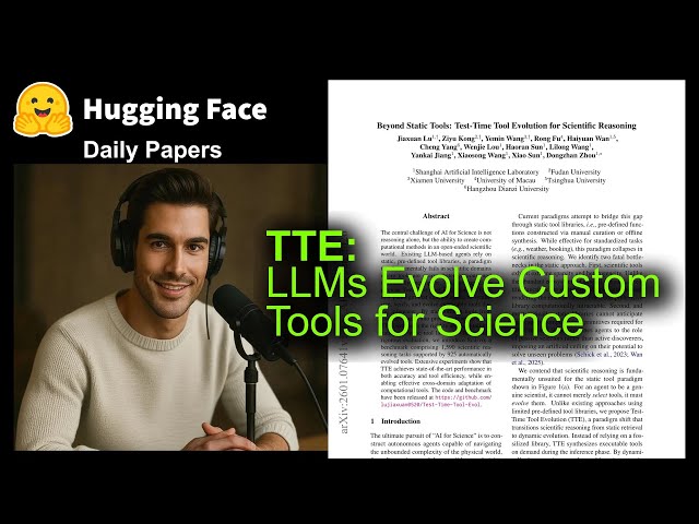 TTE: LLMs Evolve Custom Tools for Science