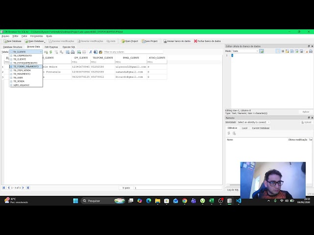 Dev Python + SQLite3