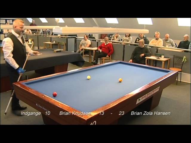 Dm 3 Bande Carambole Individuel Finale 2015 Brian Knudsen Fredericia Brian Zola Hansen Bristol Odens