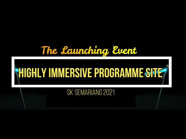 SK SEMARIANG HIP SITE LAUNCHING 2021 VIA GOOGLE MEET