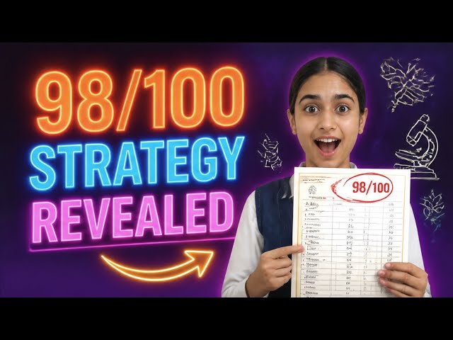 "98/100 Biology Score! 🔥 Gurleen Kaur's Board Exam Strategy Revealed | Class 12 PSEB"