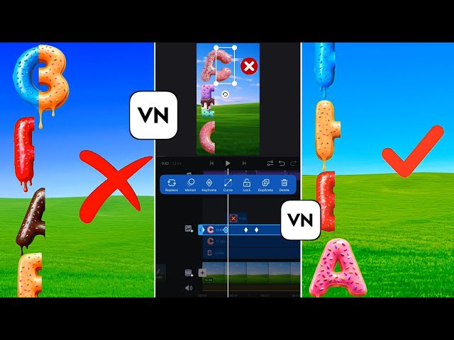 VN App ABC Video Editing Tutorial | ABC Kids Video Editing in VN App | How to Make ABC Videos