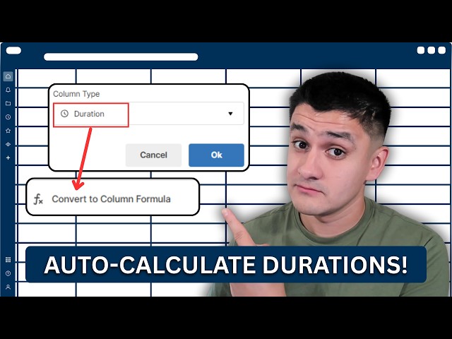 How to Use Column Formulas with Durations in Smartsheet (Step-by-Step Tutorial)