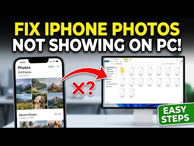 Fix iPhone Photos Not Showing On PC (Easy Fix)