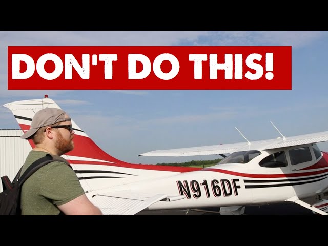 DON'T DO THIS On Your First Solo Flight!