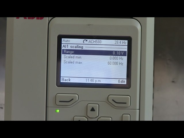 ABB ACH580 programming tutorial Basic Setup