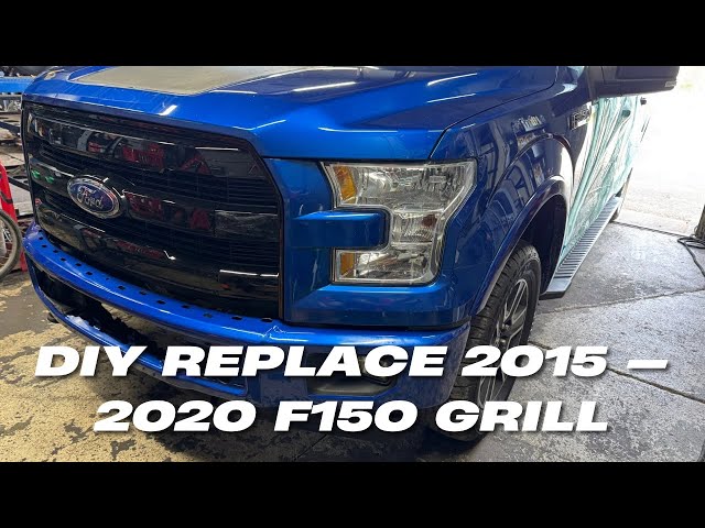 How to remove or replace a grill on a 2015 - 2020 Ford F150 