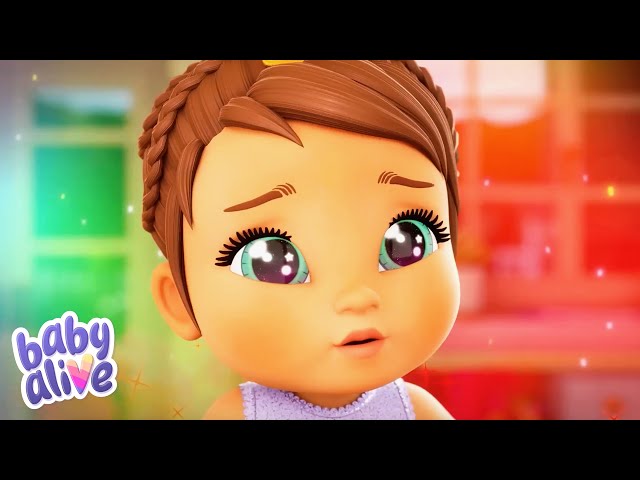 Baby Alive Official 🍼 | Playtime with PRINCESS ELLIE 👸🏽✨ | Back to School | Kids Cartoons 💕