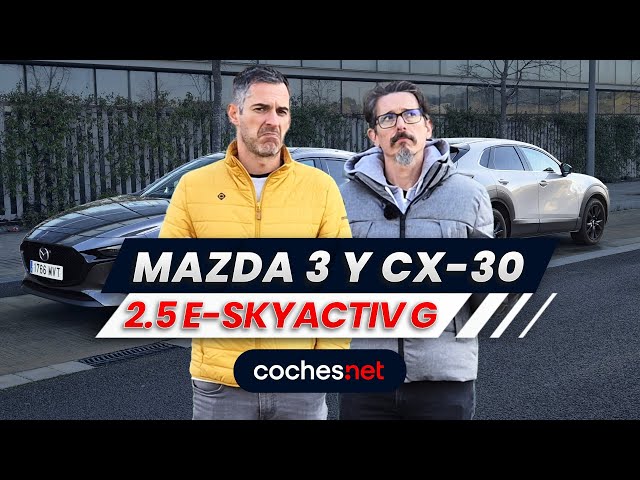 Mazda 3 and CX-30 2.5 Skyactiv G | Test / Review in Spanish | coches.net