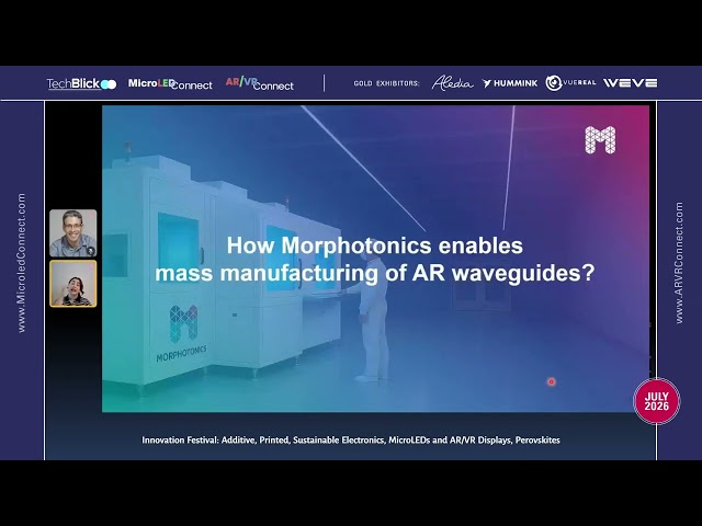 Morphotonics | Large area Nanoimprint Lithography for Scalable AR Waveguide Manufacturing