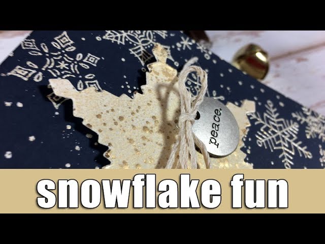Snowflake fun | Stampendous Day 2