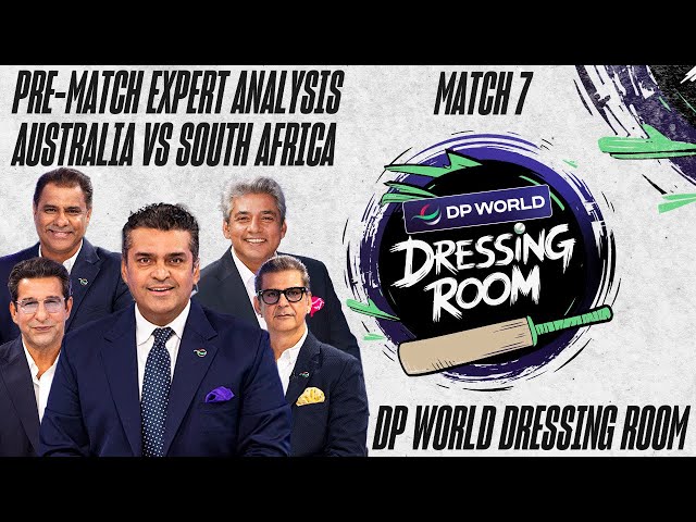 Australia vs South Africa | (Pre-Match Show) Expert Analysis | THE DP WORLD DRESSING ROOM | ZA1F