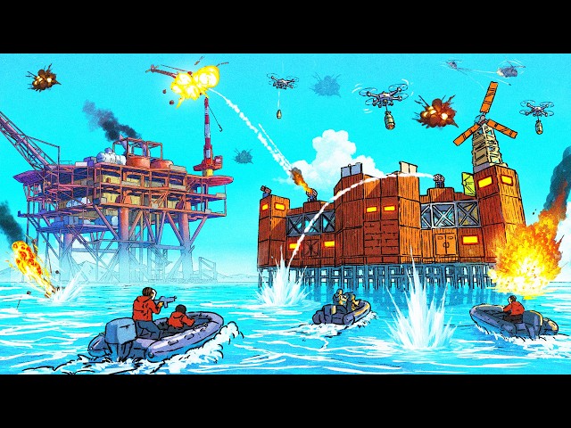 We BUILT the MOST INSANE OCEAN BASE Next to OIL RIG - Rust (Movie)