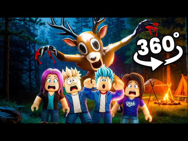 Camp of Death | Halloween Roblox Horror | 99 Nights in the Forest (Scary VR 360° Video)