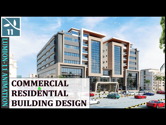 Commercial and Residential Building Design | Highrise Apartment 3D Walkthrough