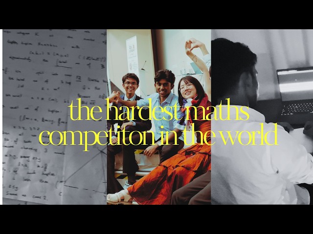 The Journey to the International Maths Olympiad