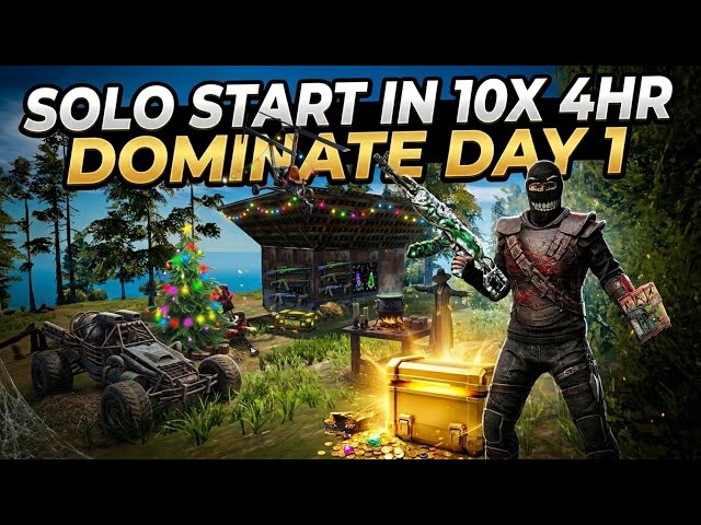 Solo Start to Richest Player in 4 Hours (OXIDE 10x Wipe) | AKASH YT OXIDE | #oxide #оксайд #rust 