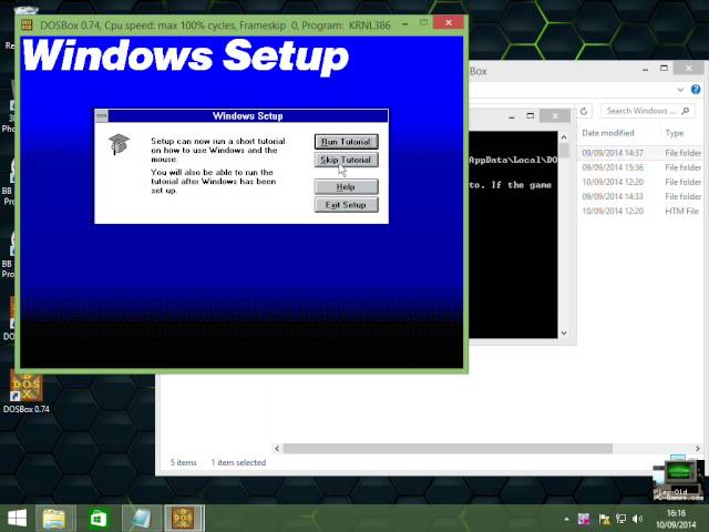 Windows3.1 game-ready in DOSBox