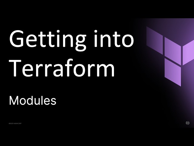 Getting into Terraform, Part 5: Modules