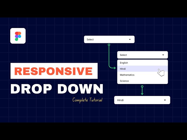 How to Create a Fully Interactive Drop Down Menu in Figma | UI Animation Tutorial #figma #dropdown
