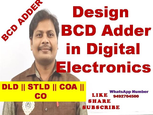 BCD Adder || Decimal Adder || Design of BCD Adder || BCD Adder Circuit diagram || BCD adder example