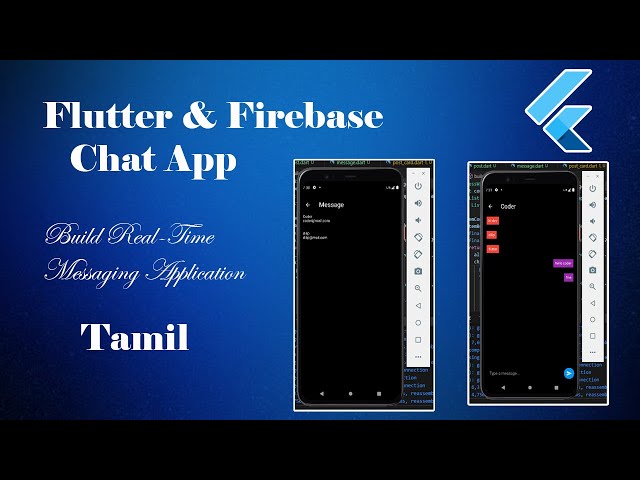 Building a Chatting Application with Flutter and Firebase | Complete Tutorial Easy to Learn Tamil
