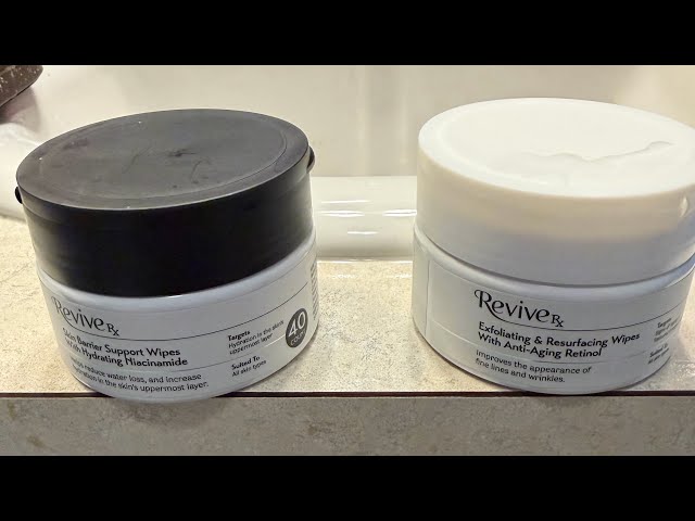 Revive Rx skincare line pads Demonstration and Review.  They are $1.25 each at Dollar Tree