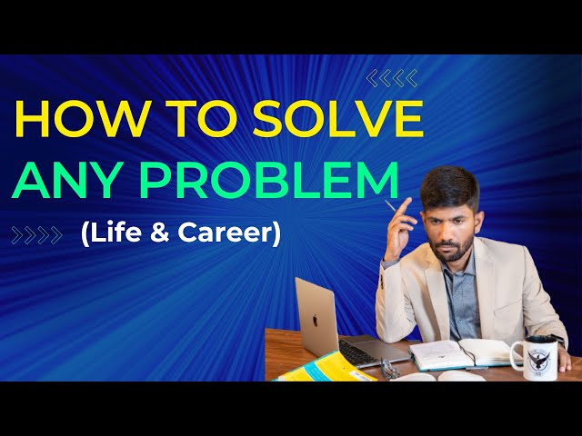 Problem Solving - 7 Proven Steps To Solve Any Problem | Tamil | Dr Karuna