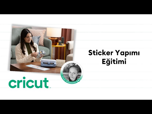 Cricut Design Space'de Sticker Nasıl Yapılır