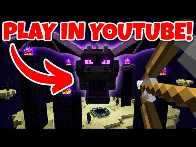Minecraft but it's PLAYABLE in YouTube!