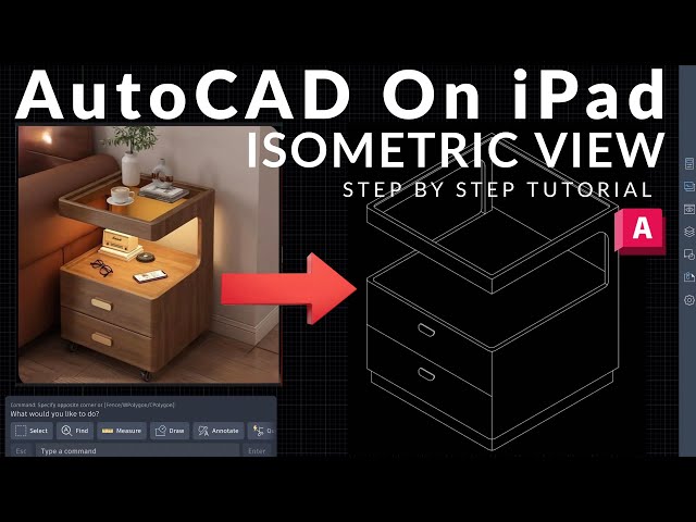 Isometric View in AutoCAD on iPad (Step-By-Step Tutorial)