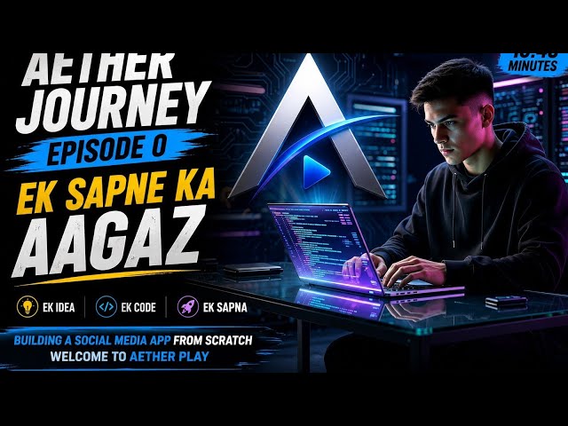 I’m Building My Dream App From Scratch | Aether Journey Ep. 0 🚀 | Flutter + AI 