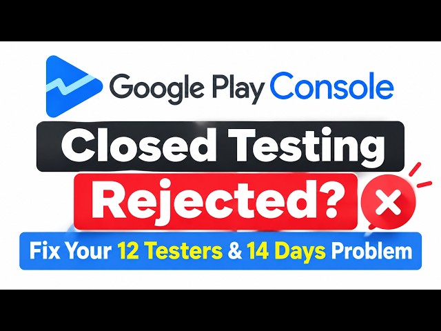 Google Play Closed Testing Rejected? Here's How to Fix Your App Requires More Testing | inTesters