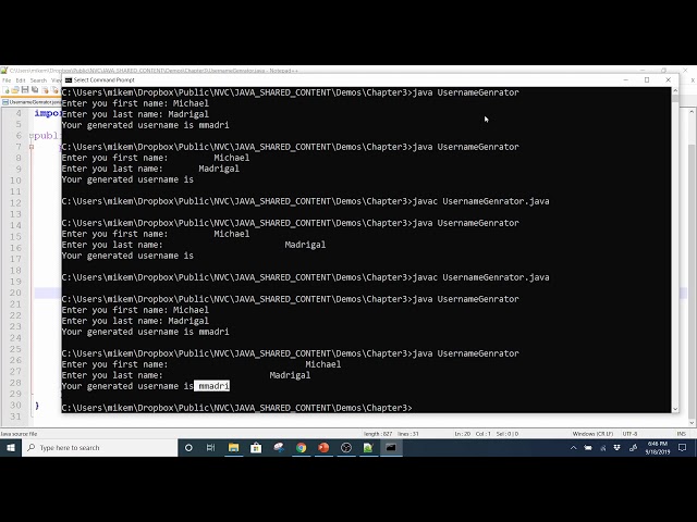 Java 1 - Chapter 3 Lecture Part Two