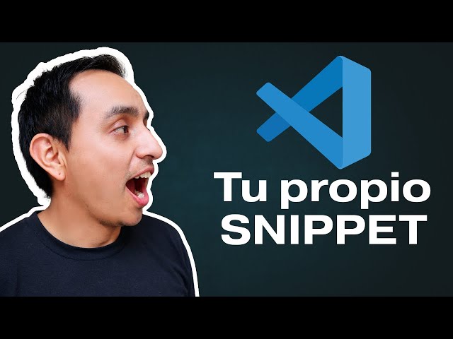 Program FASTER by creating your own SNIPPET in VISUAL STUDIO CODE