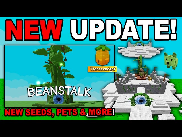 NEW BEANSTALK EVENT UPDATE!! | Grow a Garden Roblox Update Leaks