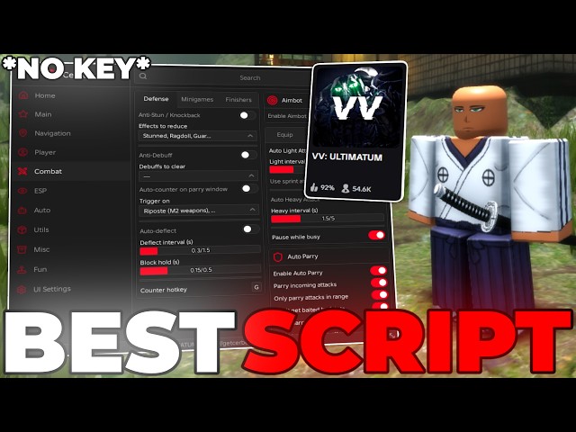 [✅UPDATED] VV ULTIMATUM Script – *NO KEY* Insta Kill Boss, Dupe, Auto Quests, Auto Parry!