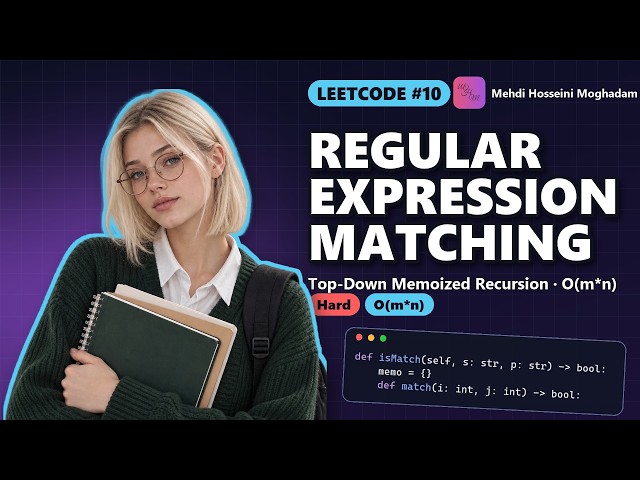 LeetCode 10: Regular Expression Matching – Python DP #leetcode #python #dp