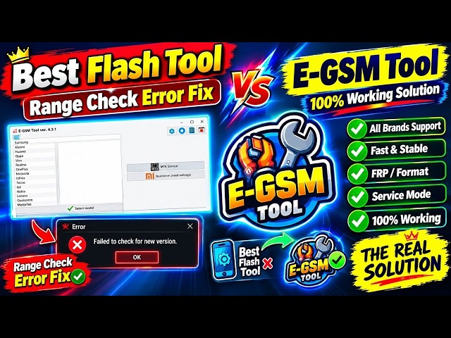 🔥 Best Flash Tool Range Check Error Fix 2026 | New Working Method Live🔴